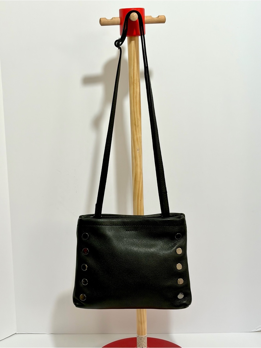 Hammitt Duke Triple Compartment Crossbody Bag In Black With Gunmetal Hardware